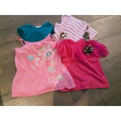 Pakket meisjes kleding maat 122/128 25-delig