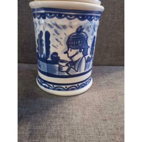Voorraadpot delftsblauw van blond amsterdam