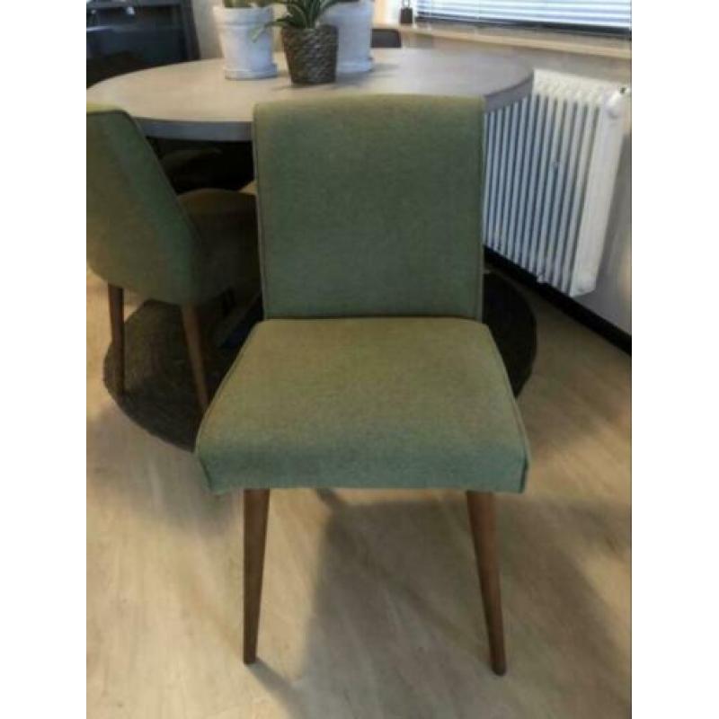 Groene eetkamerstoelen