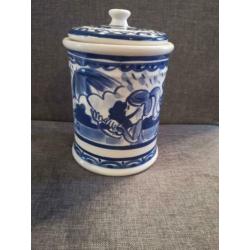 Voorraadpot delftsblauw van blond amsterdam