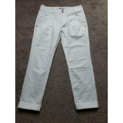 Witte chino broek maat W38/L32
