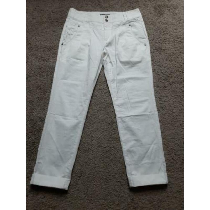 Witte chino broek maat W38/L32