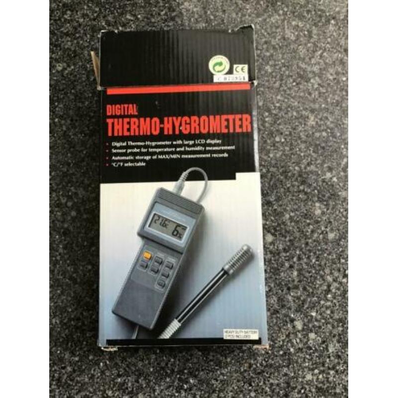 Hydrometer vochtheidsmeter digital