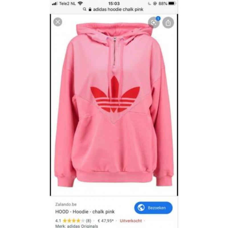 Adidas Hoodie chalk pink