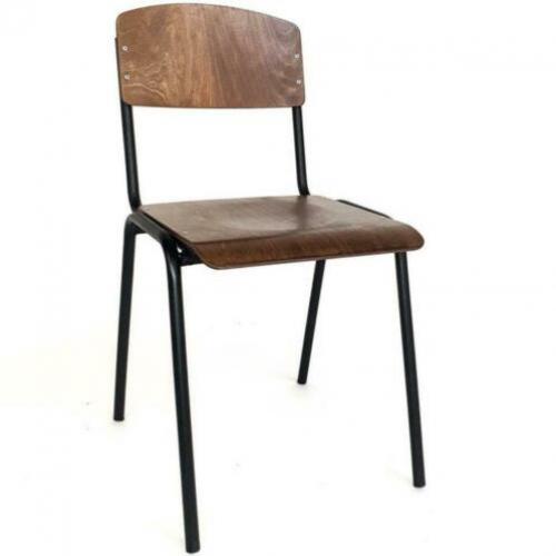 VINTAGE RESTAURANT STOELEN SCHOOLSTOELEN, stoel smokey 308