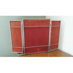 Vintage klapspiegel met plankje € 25,-
