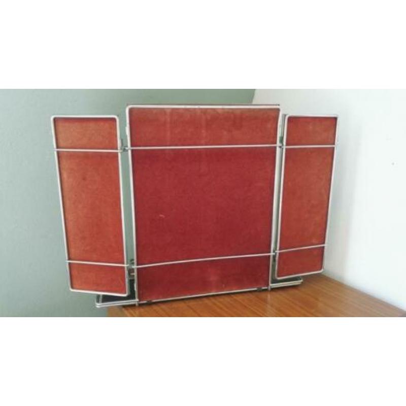 Vintage klapspiegel met plankje € 25,-