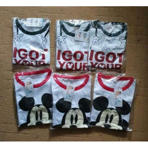 7 x nieuw shirt maat 100, 120, 130 en 140 cm