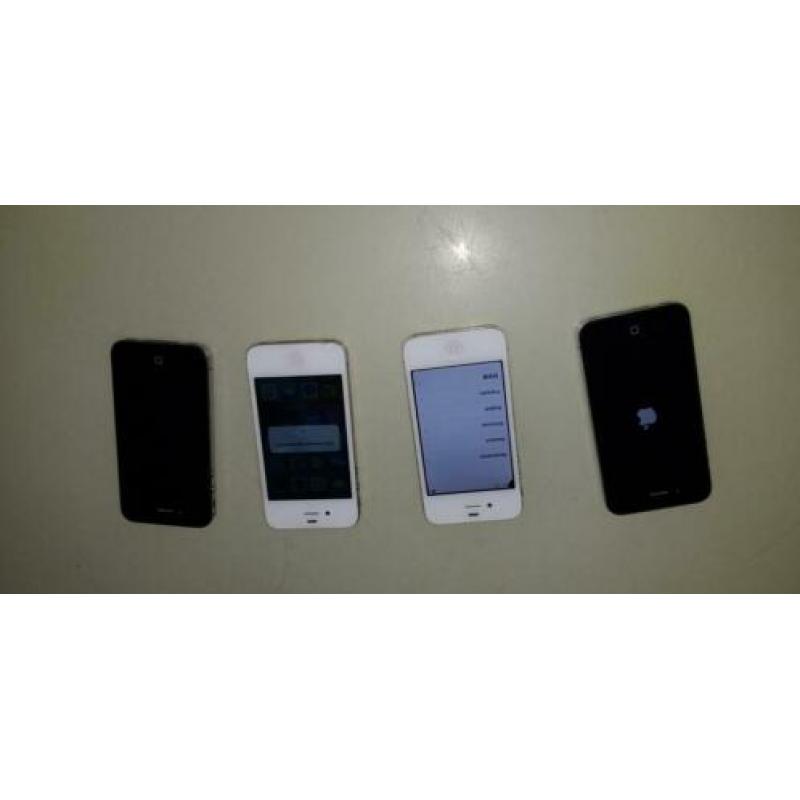 3 iPhone 4s. en 1 iPhone 4 voor onderdeling