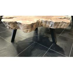Boomstam salontafel 110 cm