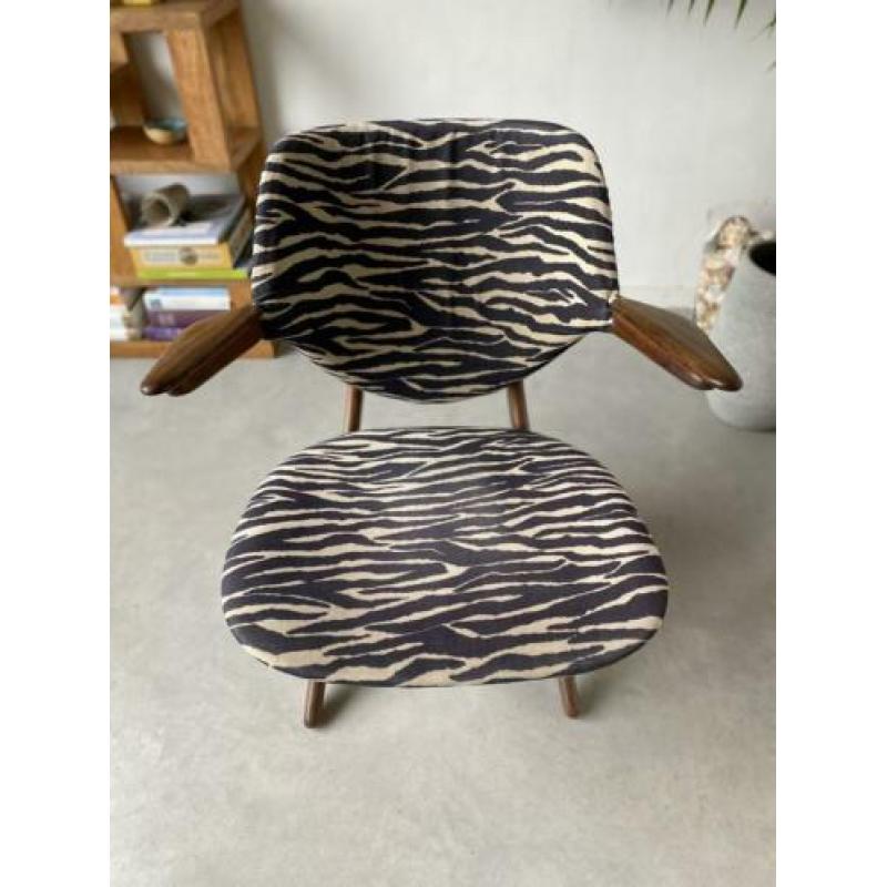 Fauteuil stoel vintage jaren 50 60 Louis van Teeffelen WeBe