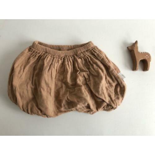 Bloomer poudre organic, maat 80, kleur tan