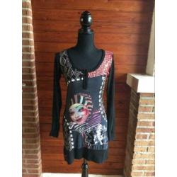 fantastisch mooi orgineel desigual tuniek maat S / M