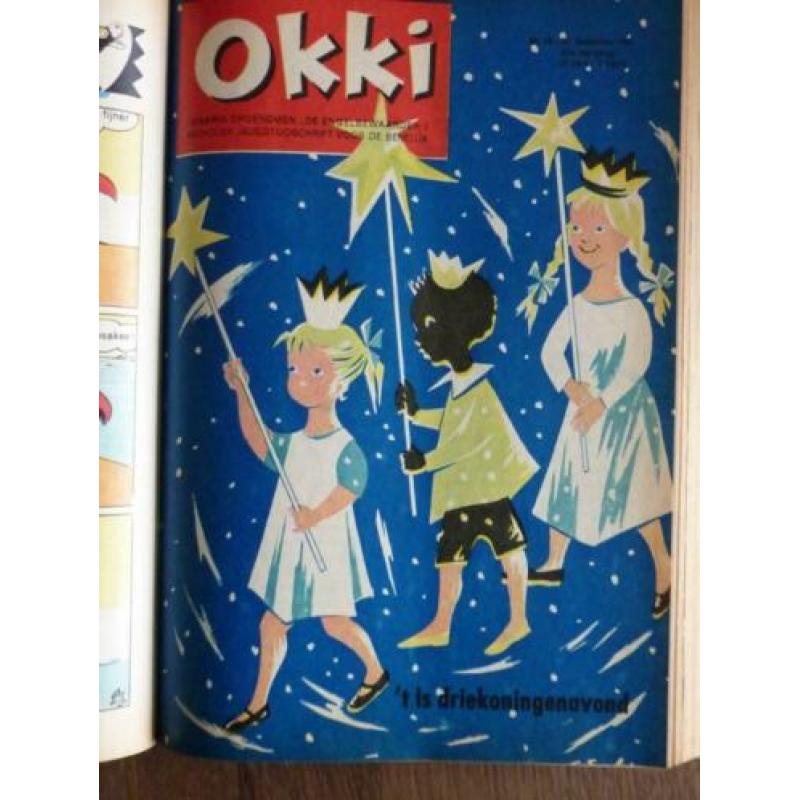 Jeugdblad Okki Sept. 1961 t/m 24 febr. 1962 Ingebonden