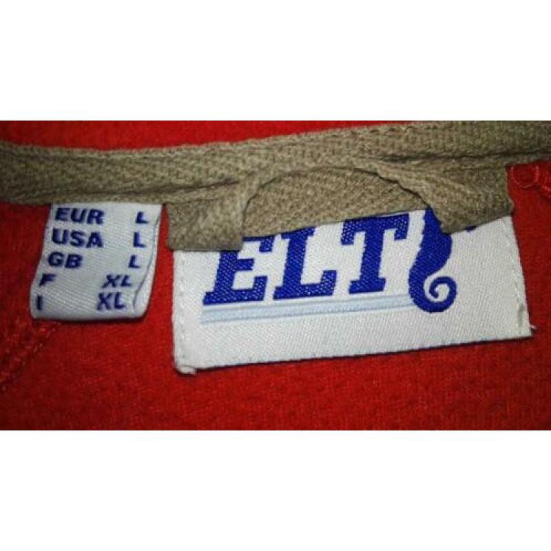 ELT Fleecevest Fleece Rood mt L Gedragen maar zeer netjes K