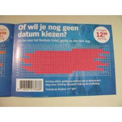 AH volle Efteling ticket korting kaart / Albert Heijn