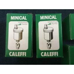 Caleffi automatische ontluchter, Minical 3/8" met klep