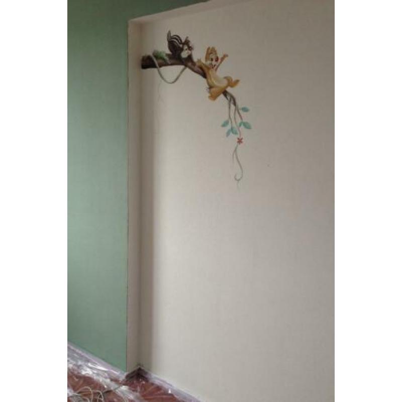Artpainter muurschildering voor babykamer en kinderkamer