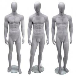 3 heren betonlook paspoppen! 100€ ps (nieuwwaarde 350€ ps)