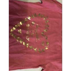 Nieuw roze longsleeves, maat: 98
