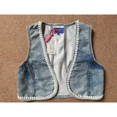 Te koop: leuk vestje van Dutch Dream Denim, maat 152