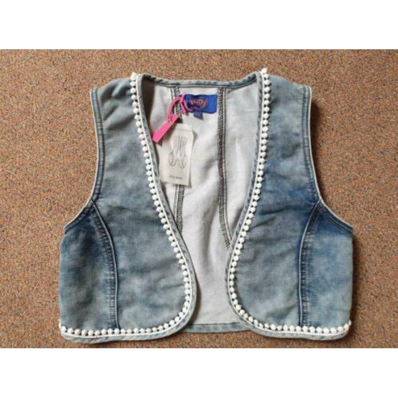 Te koop: leuk vestje van Dutch Dream Denim, maat 152
