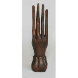 Hand van Boeddha (gaaf) Coromandel hout Hoog 18.5 cm