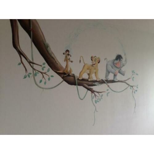 Artpainter muurschildering voor babykamer en kinderkamer