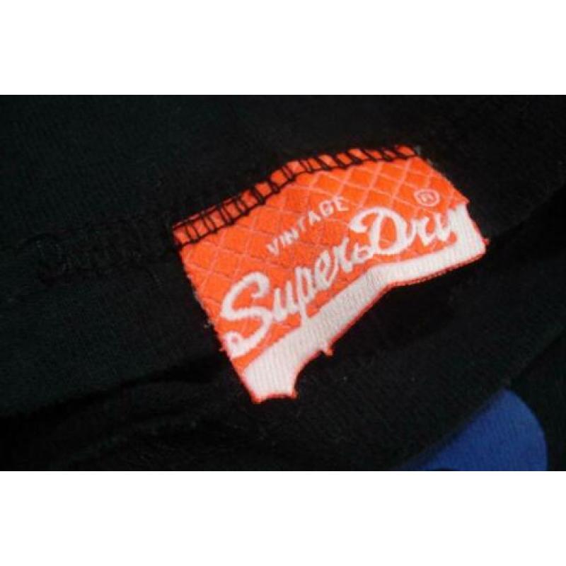 vintage SUPERDRY t shirt mt M zwart