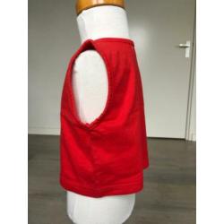 D-ZINE crop top / kort shirt rood mt 110 / 116 netjes ZD