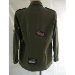 maat S (108) militaire KL jas, legergroen