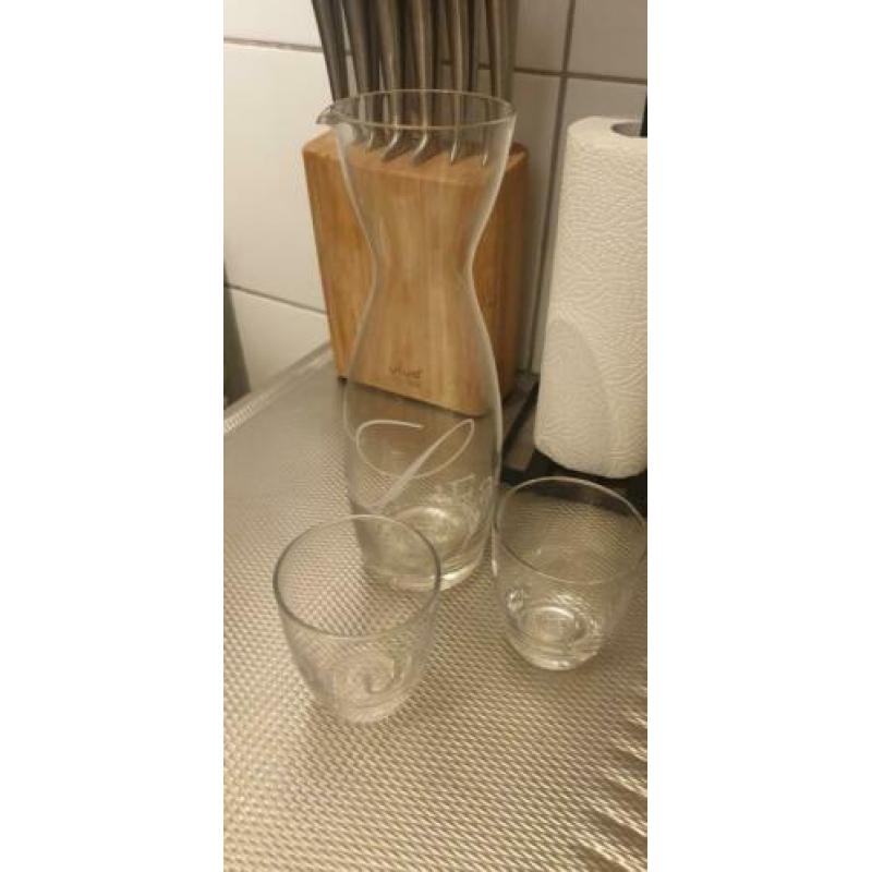 Riviera maison waterkan en 2 glazen