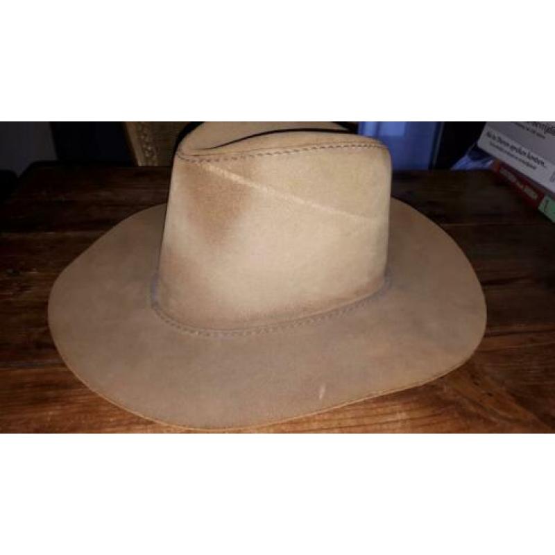 Ruwlederen Head 'n Home western hoed