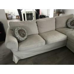 Ektorp 3-zits bank met Chaises Longues