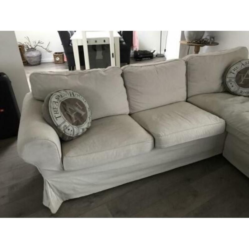 Ektorp 3-zits bank met Chaises Longues