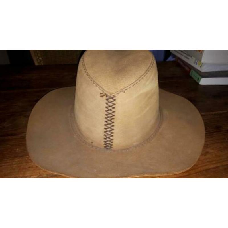 Ruwlederen Head 'n Home western hoed