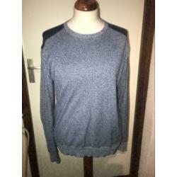 Mooie heren trui maat xl blauw maat xlarge leuk sweater