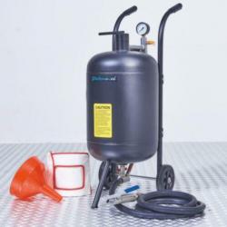 straalketel 45ltr + 50kg grit en extra toebehoren. NIEUW