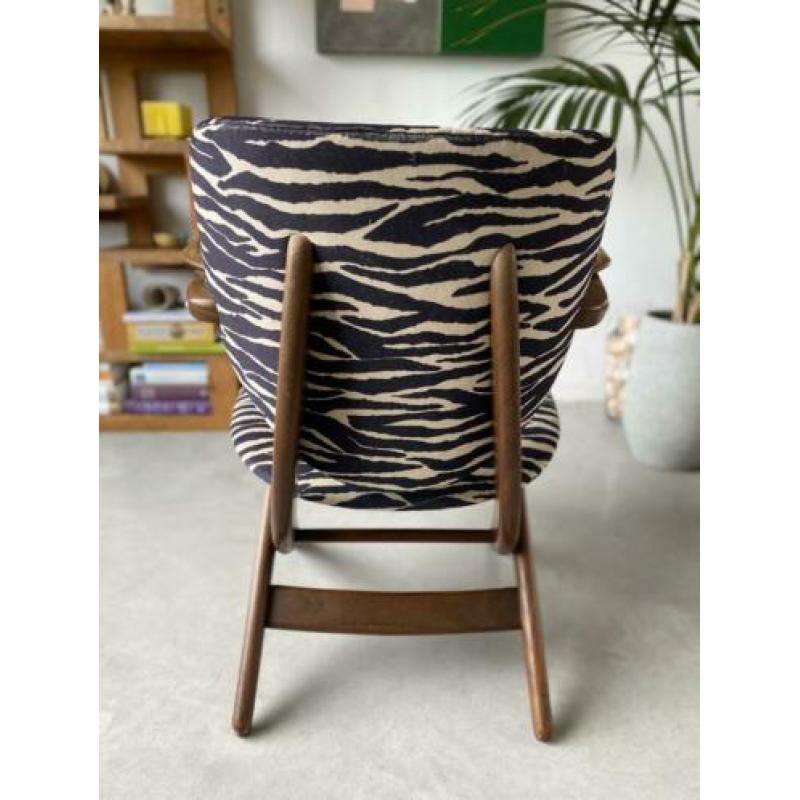 Fauteuil stoel vintage jaren 50 60 Louis van Teeffelen WeBe