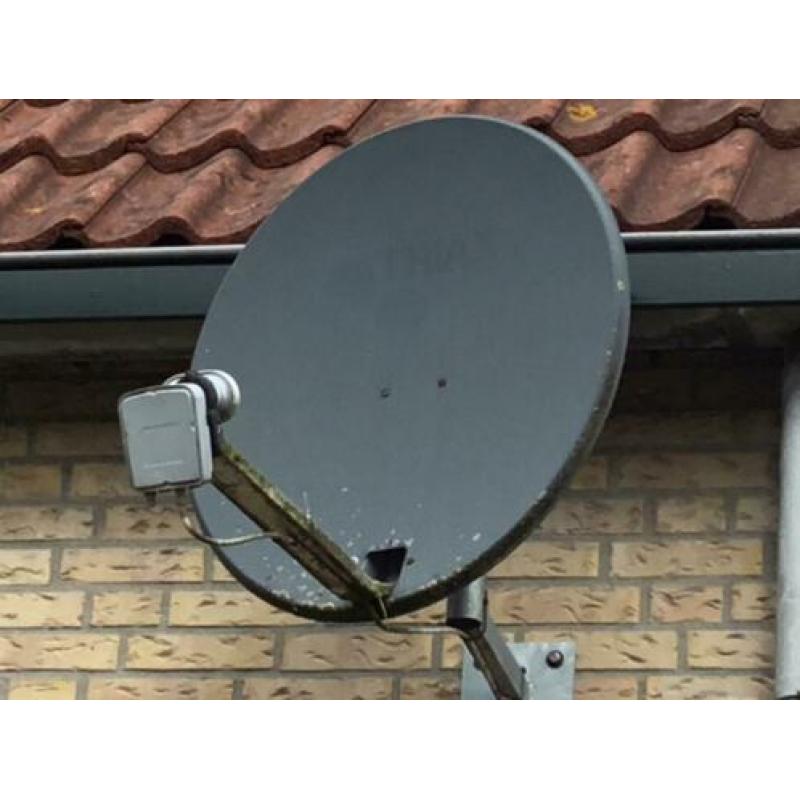 Canal digitaal schotelantenne dubbele kop compleet