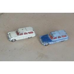 2 x Ford Zephyr van Corgi