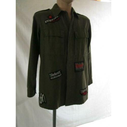 maat S (108) militaire KL jas, legergroen