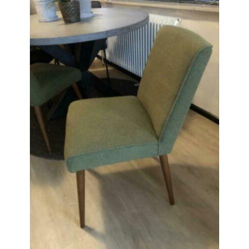 Groene eetkamerstoelen