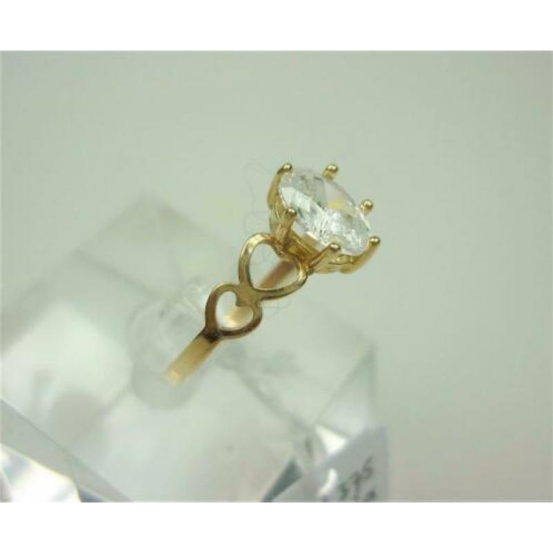 Ring goud met zirkonia / Z6259