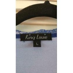 Prachtig King Louie jurkje maat l, gladde stofje.