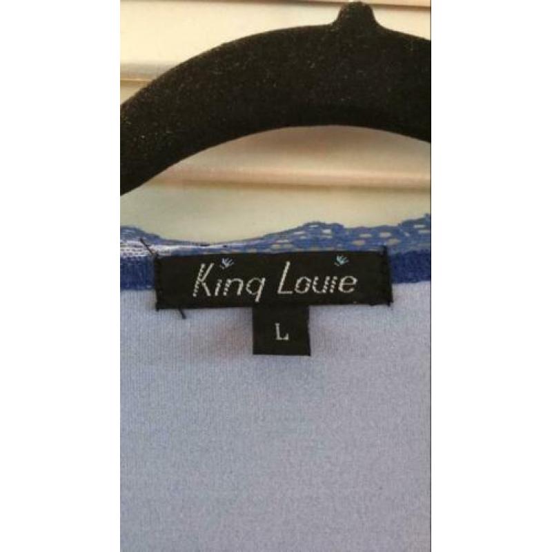 Prachtig King Louie jurkje maat l, gladde stofje.