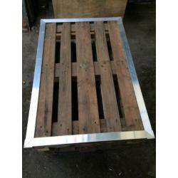 Aluminium pallet frame (3 stuks)