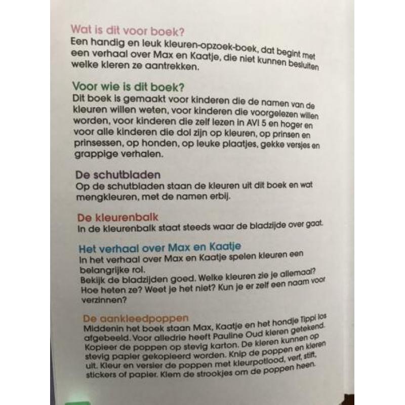 Het kleurenboek van Max en Kaatje. Betty Sluyzer.