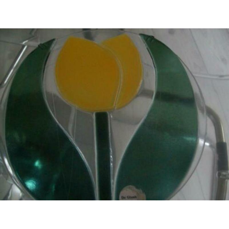 retro/vintage glazen raamhanger jaren 60