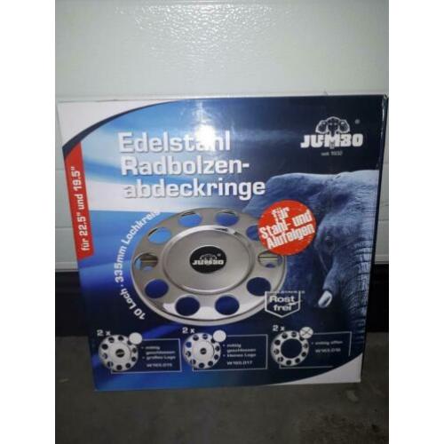 Rvs opstapring wielring voor 10 gaats velgen